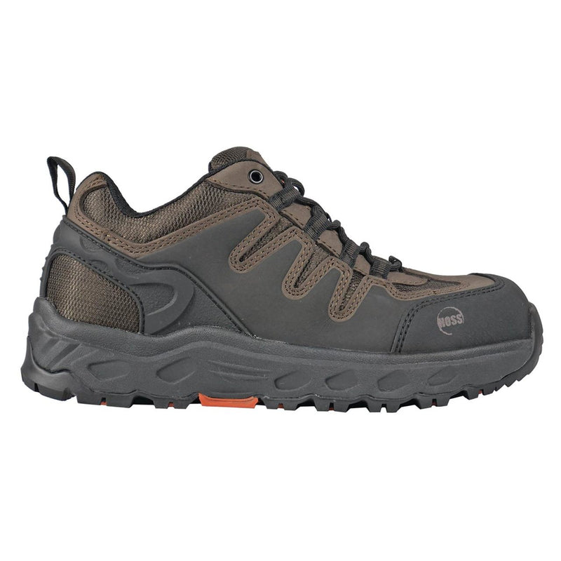 Hoss Men's Eric Lo Aluminum Toe Shoes, 50238, Brown, view 4 of 8
