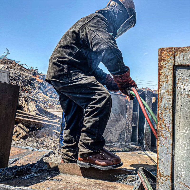 Iron Age Men's Groundbreaker 8" with External Met Guard EH Steel Toe Boots - IA5015, view 7 of 7