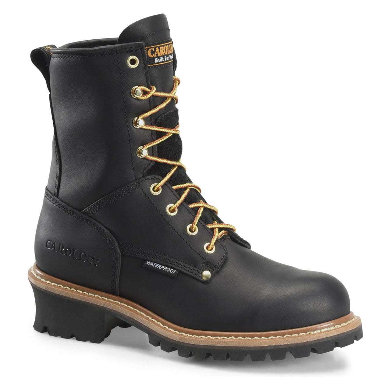 Carolina Men's Spruce 8" Logger Waterproof EH Steel Toe Boots, CA9823, Black Carolina Men's Spruce 8" Logger Waterproof EH Steel Toe Boots, CA9823, Black