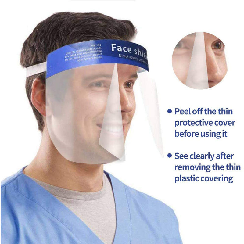 Protective Disposable Anti-Fog Face Shield, 1 Pack, view 3 of 4