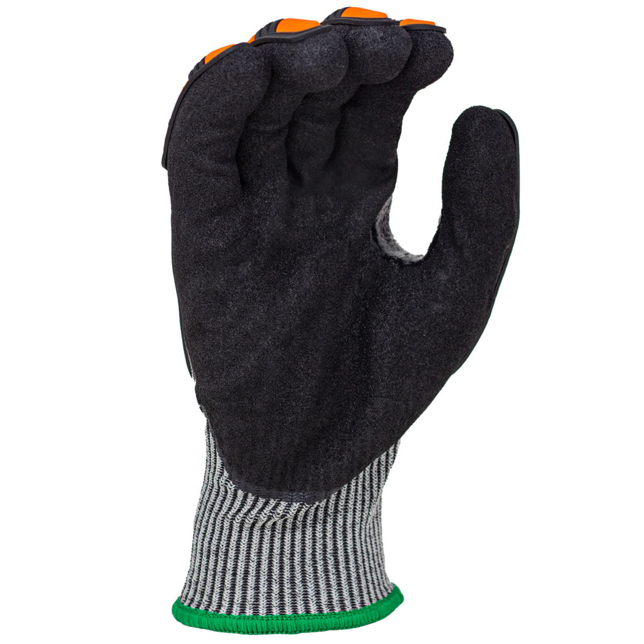 TASK ROCKDARE 13G ANSI A5 Cut Resistant Double Dipped Sandy Nitrile Coated Impact Gloves, Gray, RD1019 TASK ROCKDARE 13G ANSI A5 Cut Resistant Double Dipped Sandy Nitrile Coated Impact Gloves, Gray, RD1019