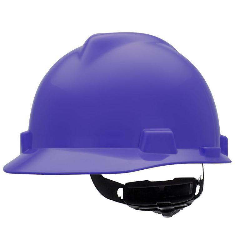 MSA V-Gard Cap Style Hard Hat Fas-Trac III Ratchet Suspension, view 20 of 24