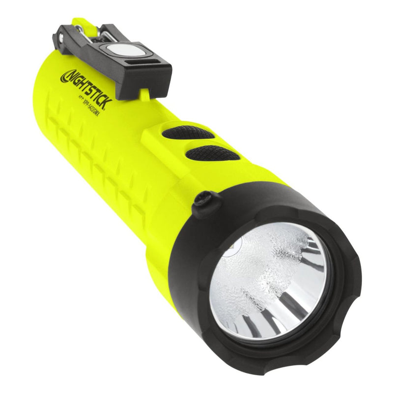 Nightstick Intrinsically Safe Dual-Light Flashlight w/Magnets - 3 AA (not included) - Green - UL913, view 4 of 9