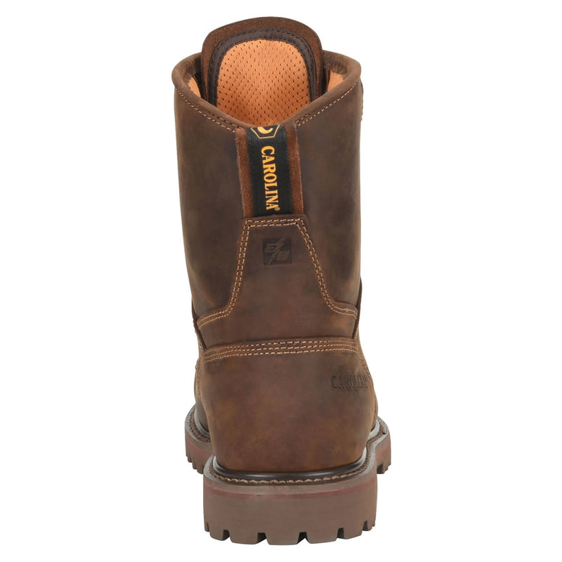 Carolina Men's 28 Series 8" Waterproof EH Soft Toe Boots, CA8028, Kharthoum Cigar, view 5 of 7