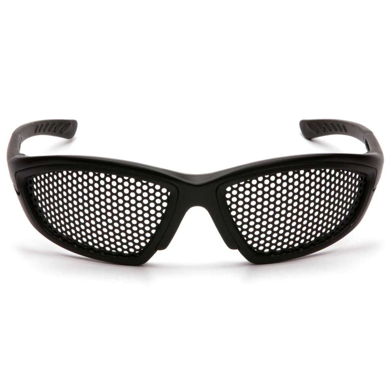 Pyramex Trifecta Safety Glasses, Punched Steel Lens, Black Frame, view 2 of 5