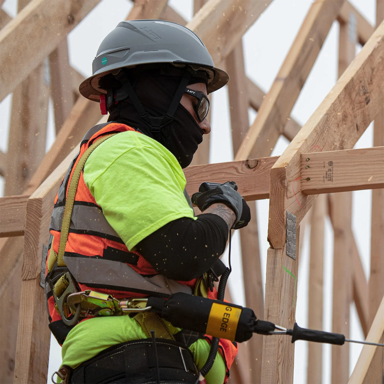 LIFT RADIX Full Brim Type 2 Non-Vented Safety Helmet LIFT RADIX Full Brim Type 2 Non-Vented Safety Helmet