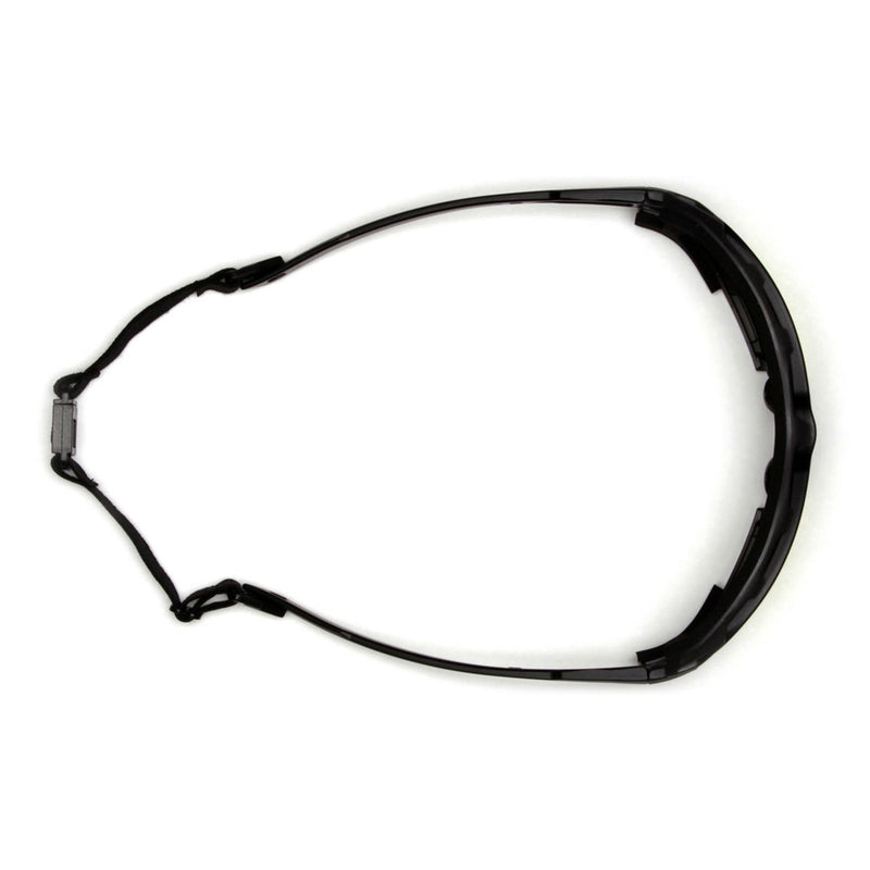 Pyramex Highlander Plus Foam Padded Sealed Safety Glasses, Black/Gray Frame, view 6 of 10