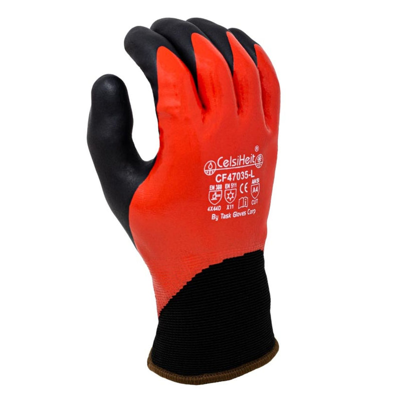 TASK CelsiHeit 13G ANSI A4 Cold Weather Foam Nitrile Coated Gloves - CF47035 - Single Pair, view 1 of 1