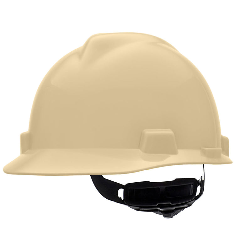 MSA V-Gard Cap Style Hard Hat Fas-Trac III Ratchet Suspension, view 17 of 24