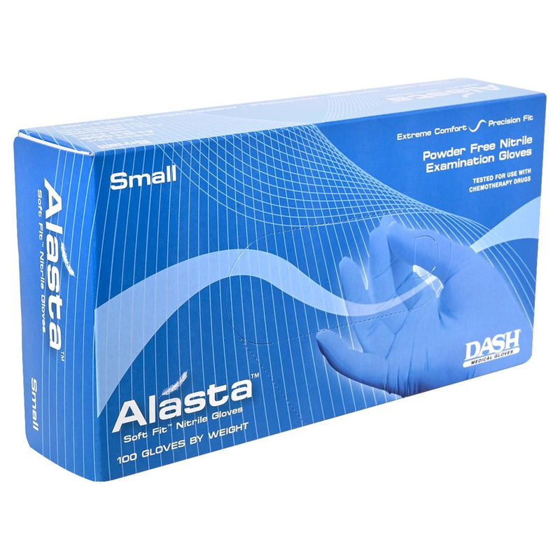 DASH Alasta 100 Nitrile Exam Grade Disposable Gloves, Violet Blue, 3.1 mil, Box of 100, view 9 of 12