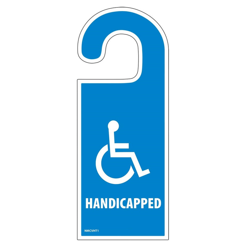 Handicapped Vehicle Hang Tag, 8.25 x 3.25 x 0.25 inches, 5 Pack, view 1 of 1