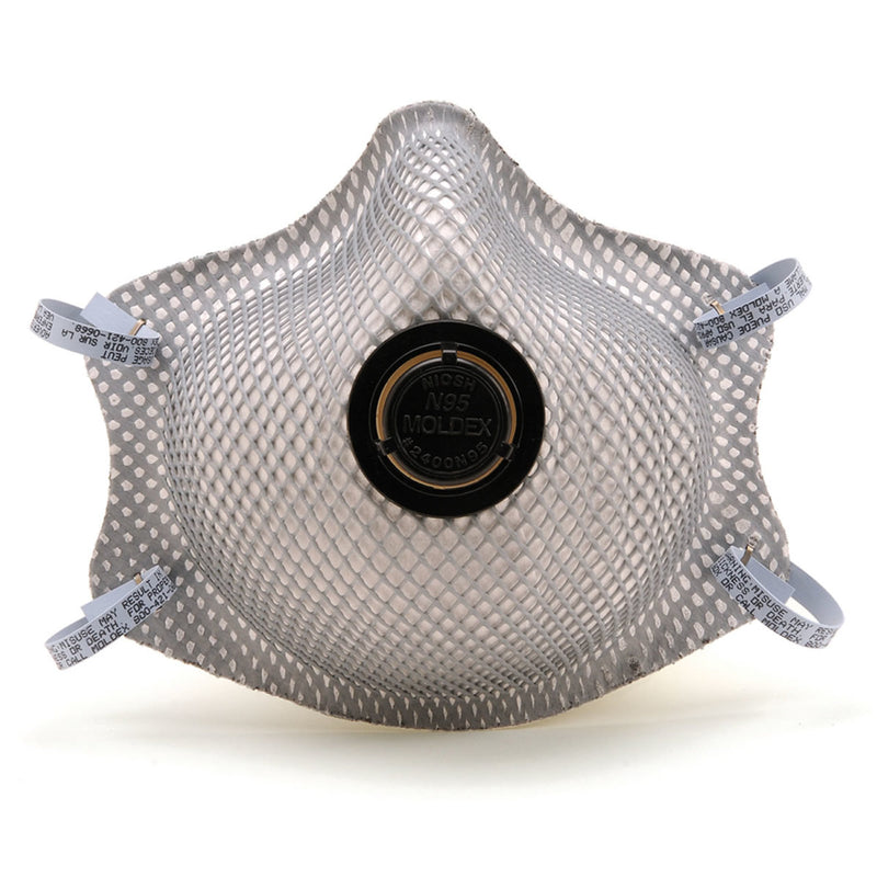 Moldex N95 Plus Nuisance Organic Vapors Particulate Respirator USA Made - 2400N95 - Box of 10, view 1 of 3