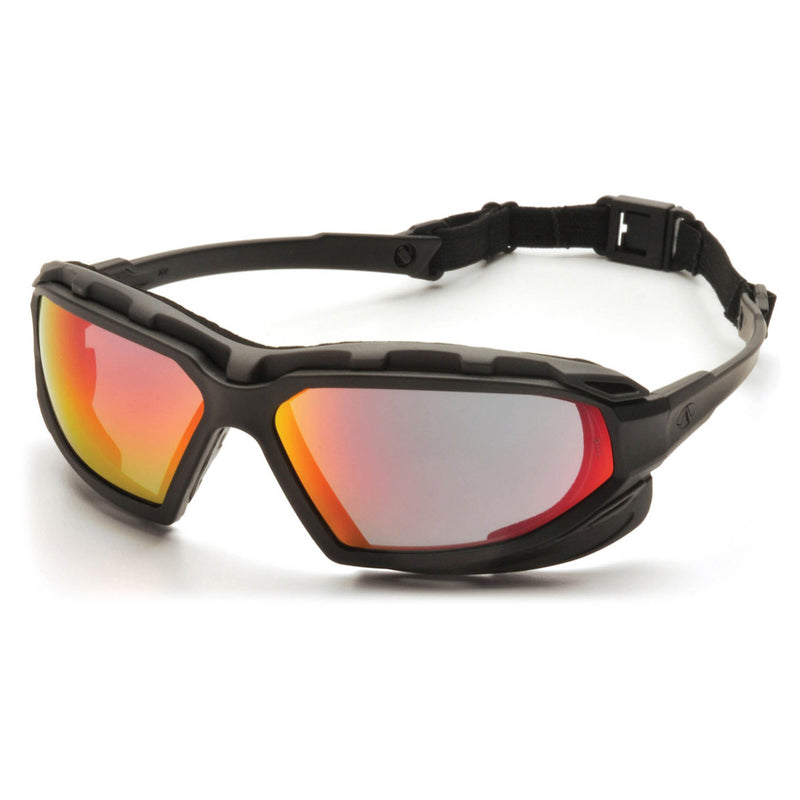 Pyramex Highlander Plus Foam Padded Sealed Safety Glasses, Black/Gray Frame, view 10 of 10