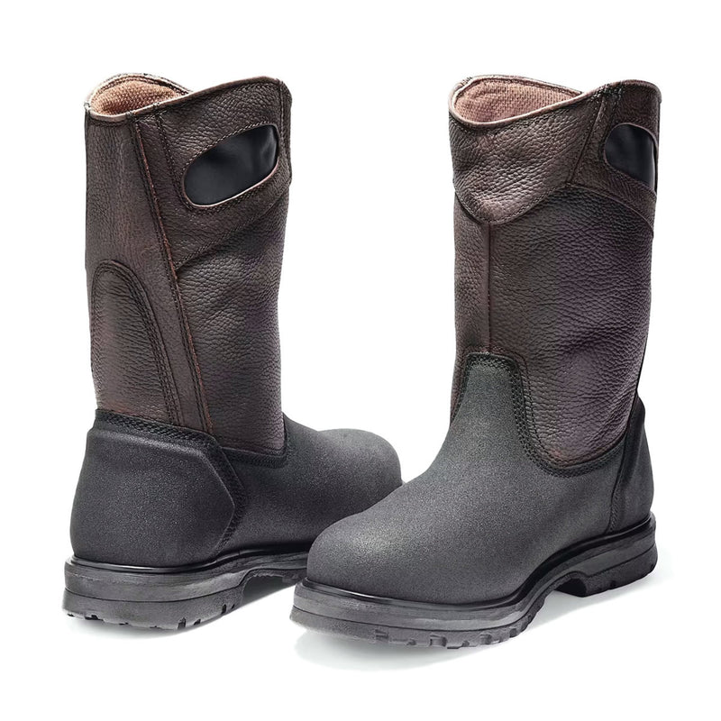 Timberland PRO Men's PowerWelt Pull On EH Steel Toe Boots, TB1535222101, view 4 of 6