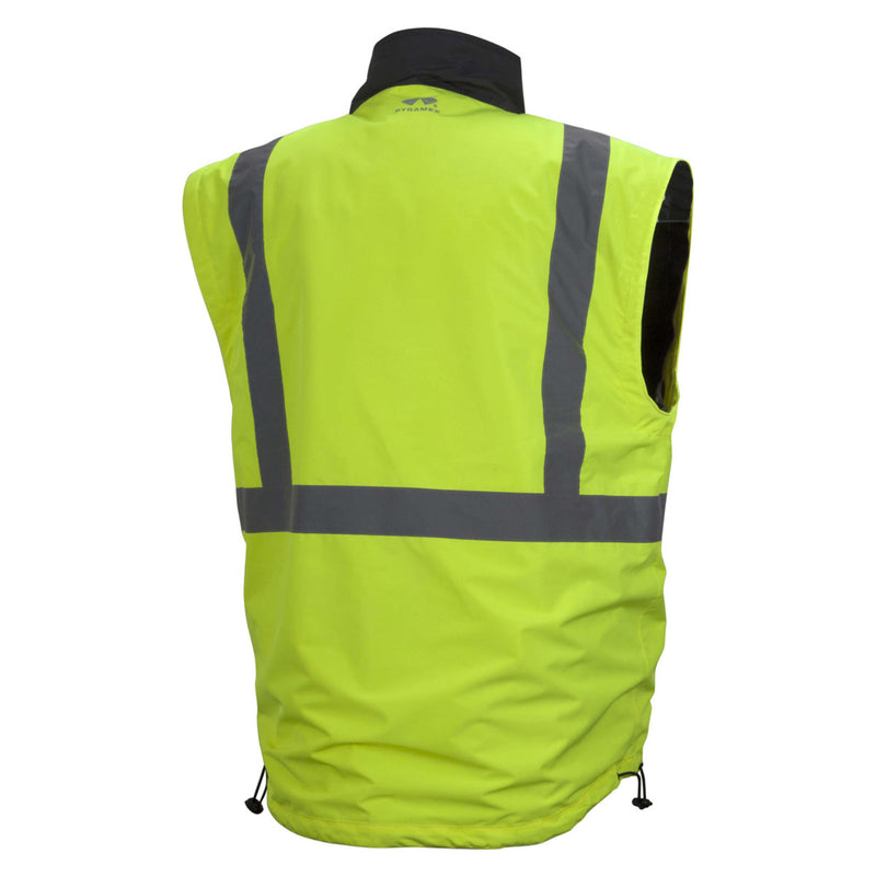 Pyramex RJR34 Type R Class 3 Hi-Vis 4-in-1 Jacket, Hi-Vis Lime Green, view 4 of 9