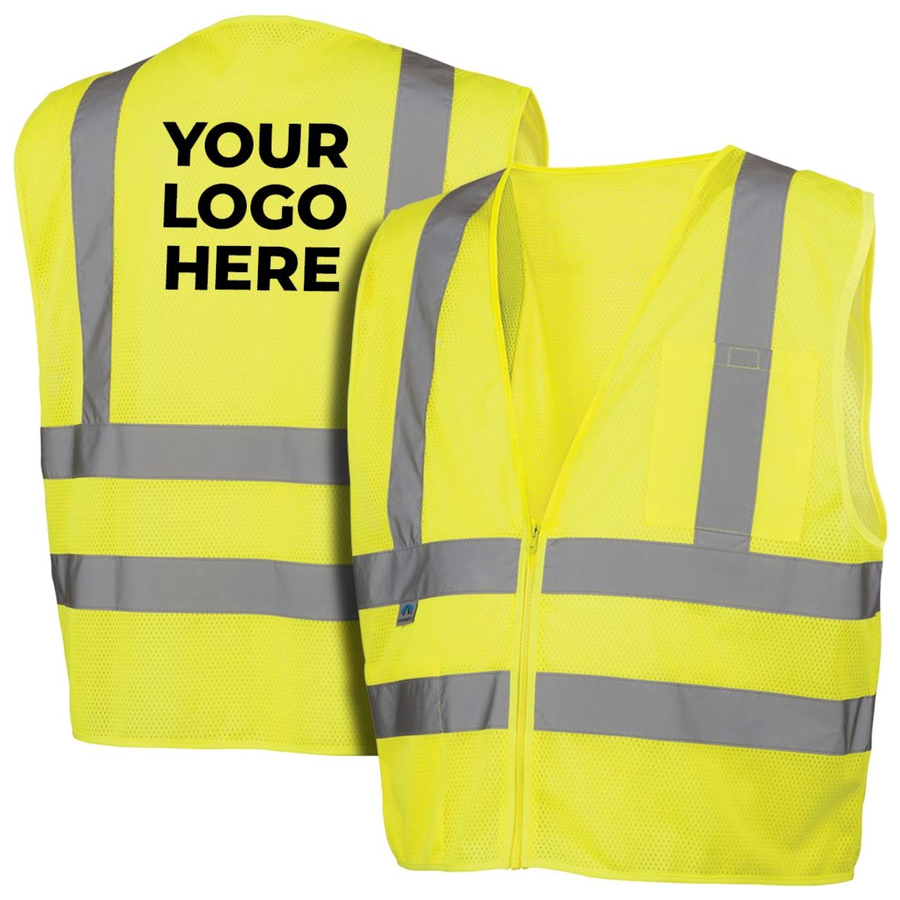 Custom Pyramex RVZ26 Type R Class 2 Hi-Vis Mesh Safety Vest