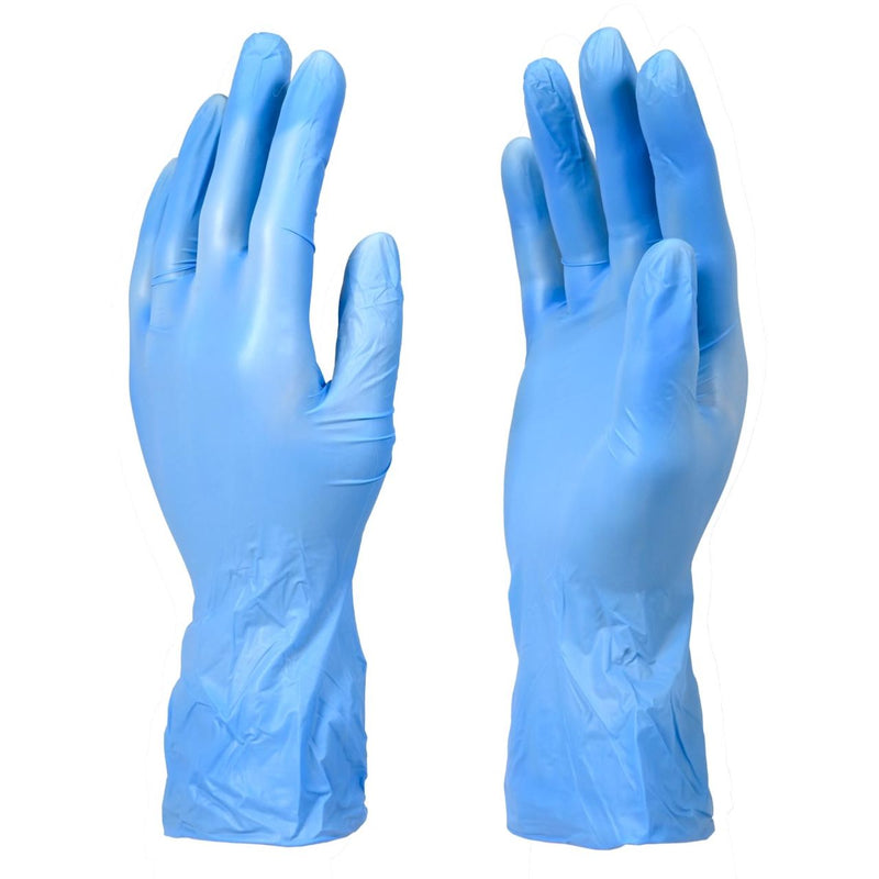 DuraSkin Nitrile Disposable Gloves, 3.5 mil, Blue, Box of 100, view 7 of 7