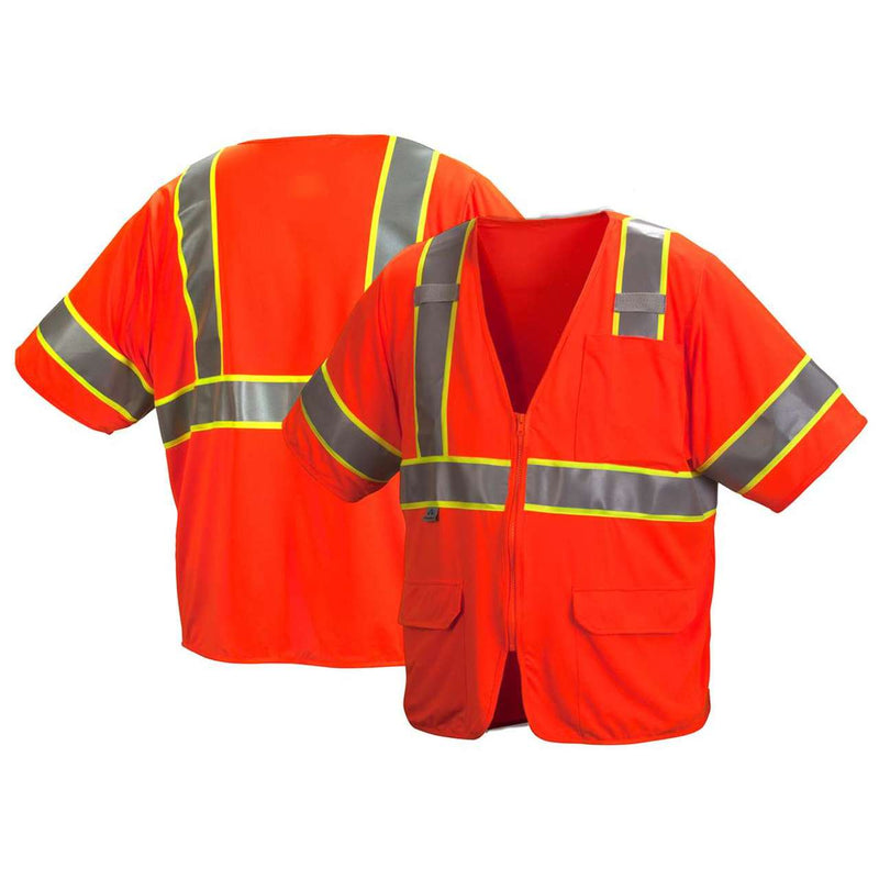 Pyramex RVZ35 Type R Class 3 Hi-Vis Safety Vest, view 7 of 7