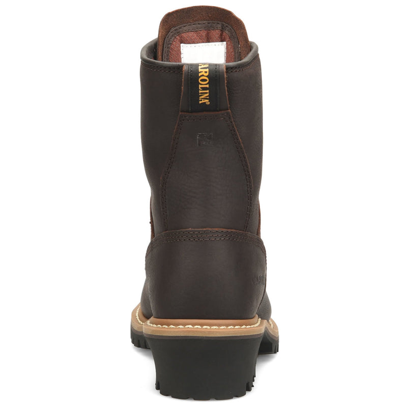 Carolina Women's Elm 8" Loggers EH Soft Toe Boots, CA421, Dark Brown, view 5 of 6