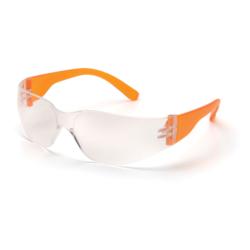 Pyramex Intruder Safety Glasses, Clear Lens, Assorted Temple Colors, Case of 12, view 5 of 9