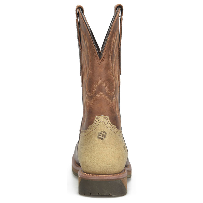 Double-H Men's 11" Outlook Boots, DH6143, Brown, view 5 of 6