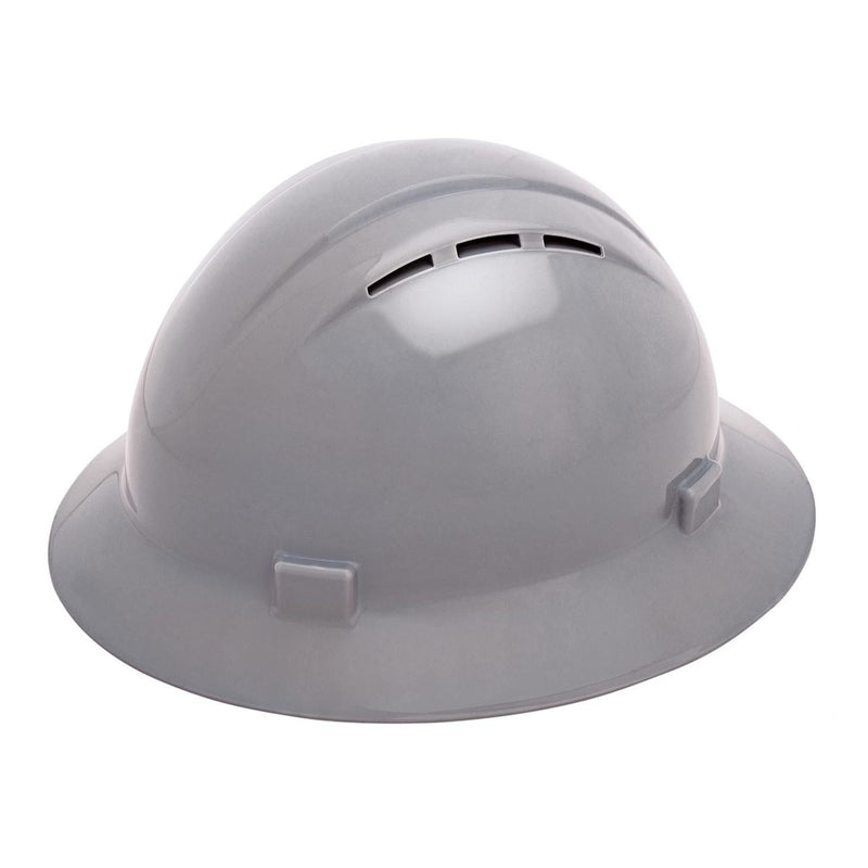 Delta Plus Americana Vented Full Brim Hard Hat, 4-Point Ratchet Suspension, view 7 of 8