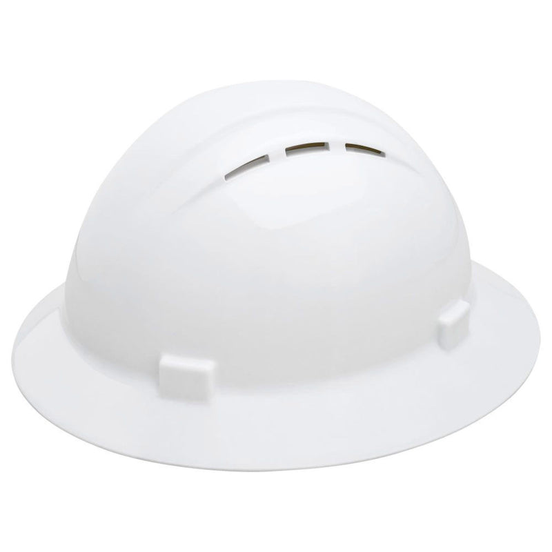 Delta Plus Americana Vented Full Brim Hard Hat, 4-Point Ratchet Suspension, view 5 of 8