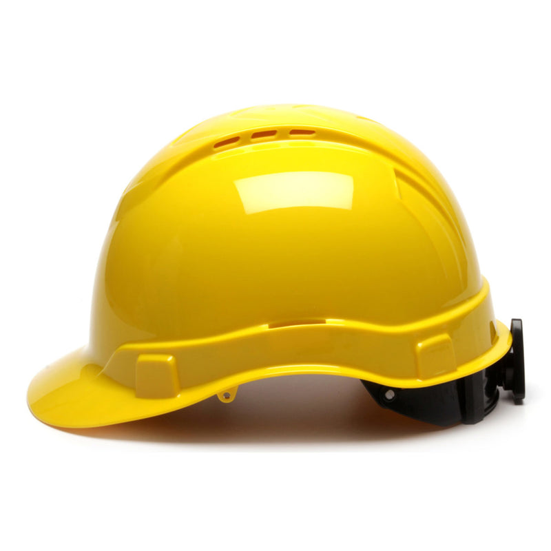 Pyramex Ridgeline Vented Cap Style Hard Hat 4-Point Ratchet Suspension, view 10 of 19