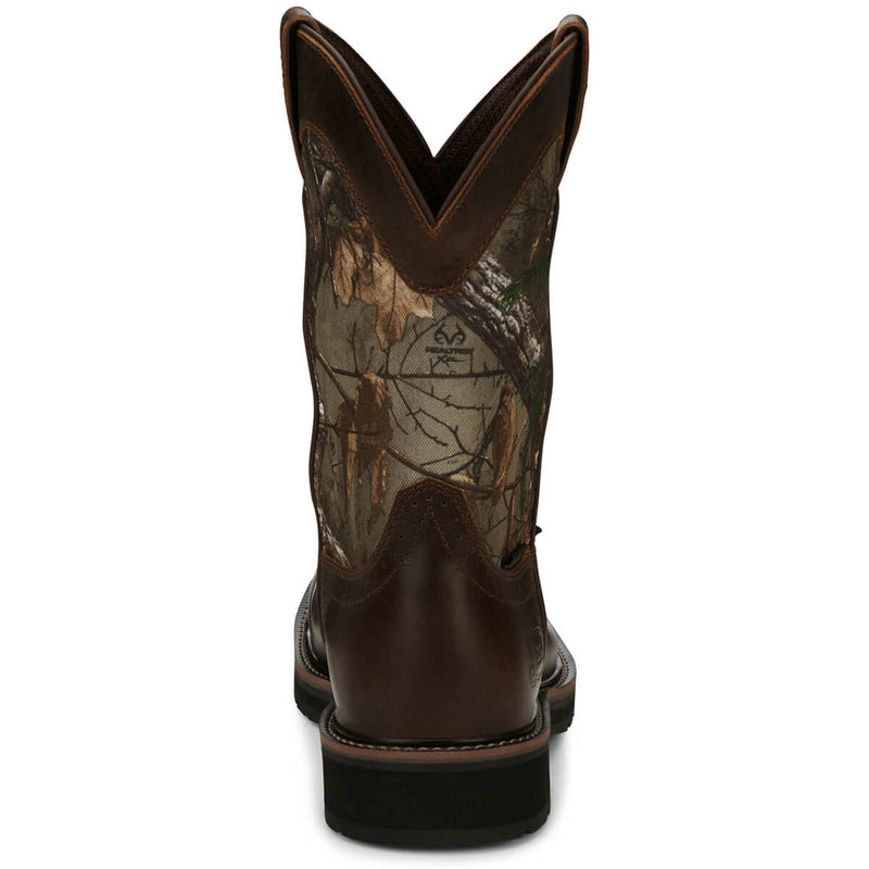 Justin Men's Trekker 11" Waterproof EH Composite Toe Boots, SE4677, Brown, view 5 of 6