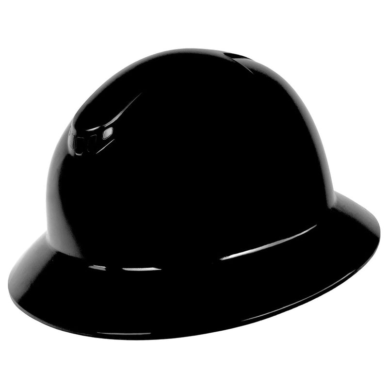 Rugged Blue Defender Full Brim Hard Hat, 6-Point Ratchet Suspension, RBH300, view 10 of 23