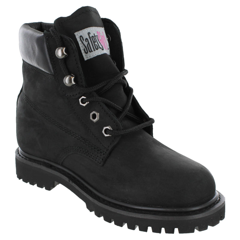 Safety Girl Women's Steel Toe Work Boots - Black, view 8 of 9