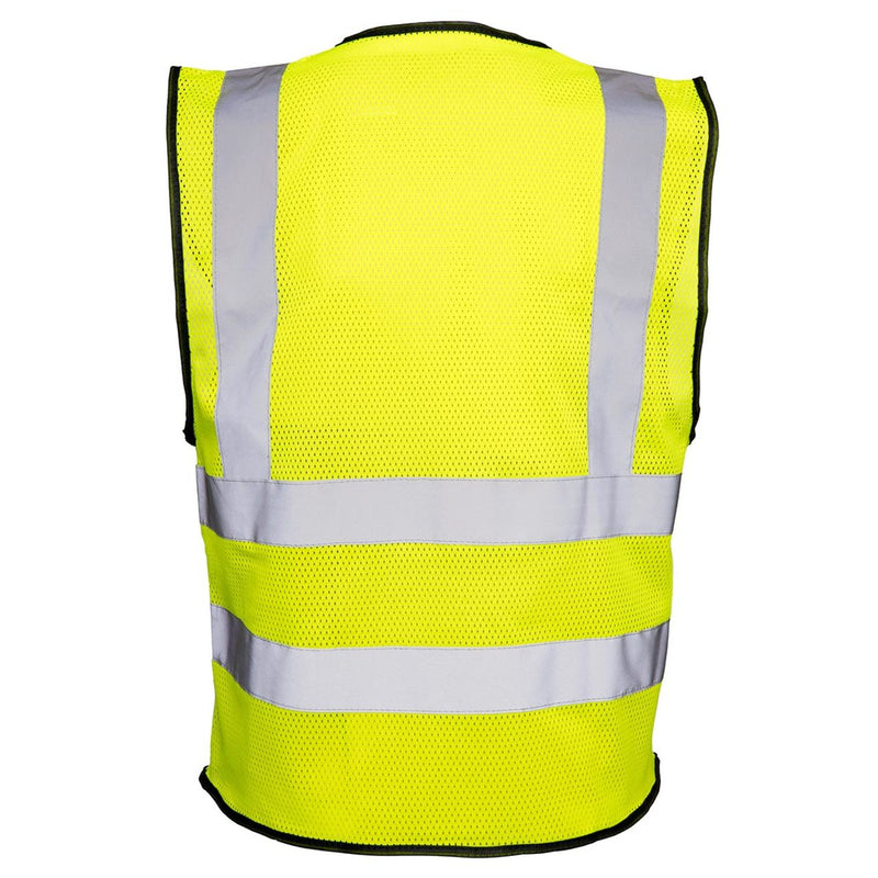 Rugged Blue Type R Class 2 Hi-Vis Double Stripe Mesh Safety Vest, view 2 of 8