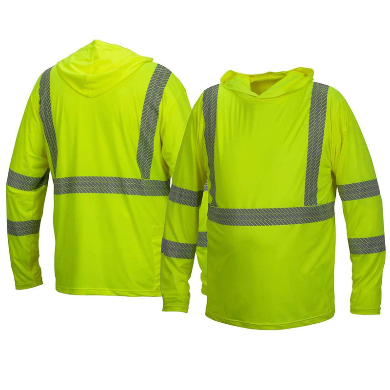 Pyramex RLPH1 Type R Class 3 Hi-Vis Lightweight Hoodie, view 2 of 9