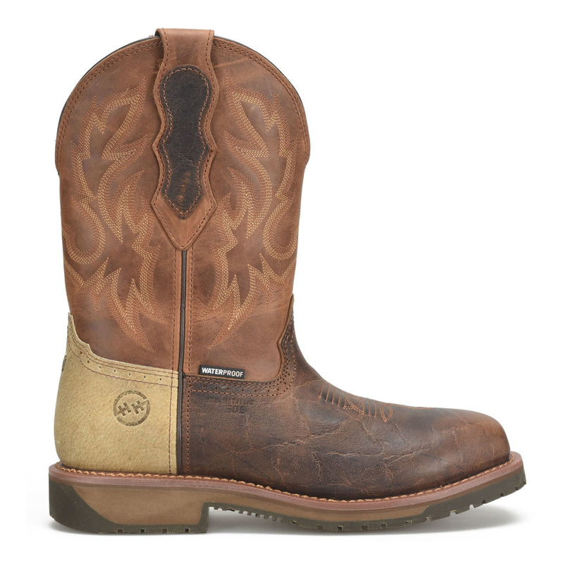 Double-H Men's 11" Outlook Boots, DH6143, Brown, view 1 of 6