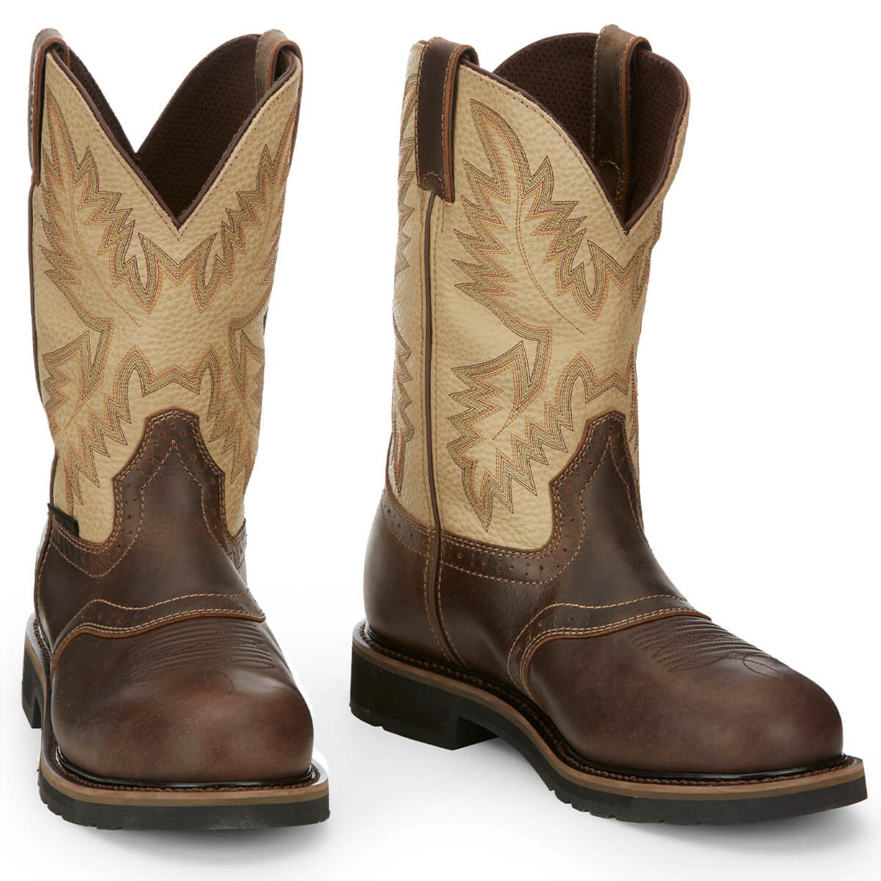 Justin Men's Superintendent 11" EH Steel Toe Boots, SE4661, Brown Justin Men's Superintendent 11" EH Steel Toe Boots, SE4661, Brown