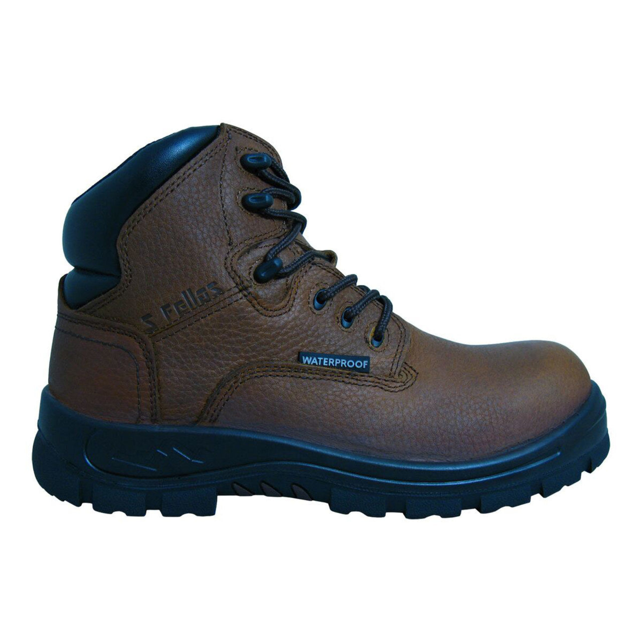 Genuine Grip Men's S Fellas Brown Poseidon Soft Toe WP Work Boots - 6061 Genuine Grip Men's S Fellas Brown Poseidon Soft Toe WP Work Boots - 6061