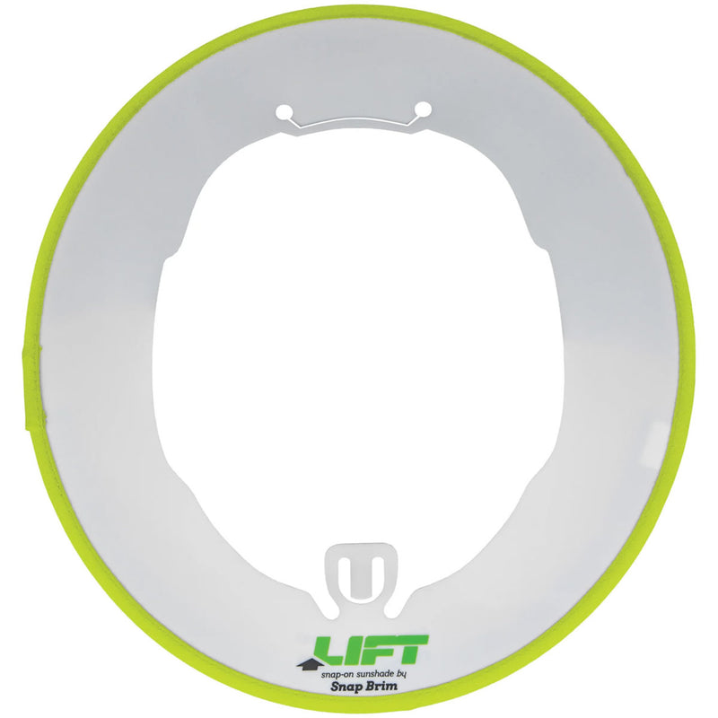 LIFT Sunshade for Radix Helmets, HRXS-22WT, Hi-Vis Yellow, view 3 of 4