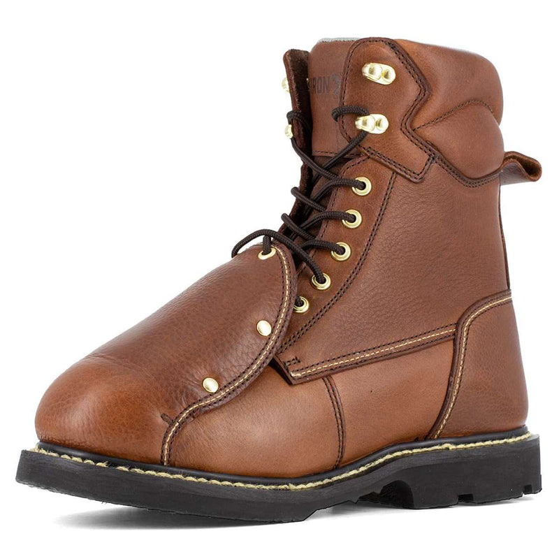 Iron Age Men's Groundbreaker 8" with External Met Guard EH Steel Toe Boots - IA5015, view 4 of 7