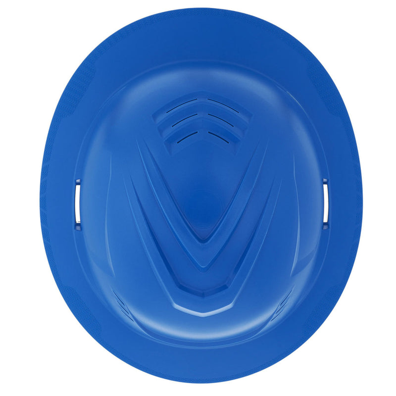 MSA V-Gard C1 Full Brim Vented Hard Hat with Fas-Trac III Suspension, view 6 of 15
