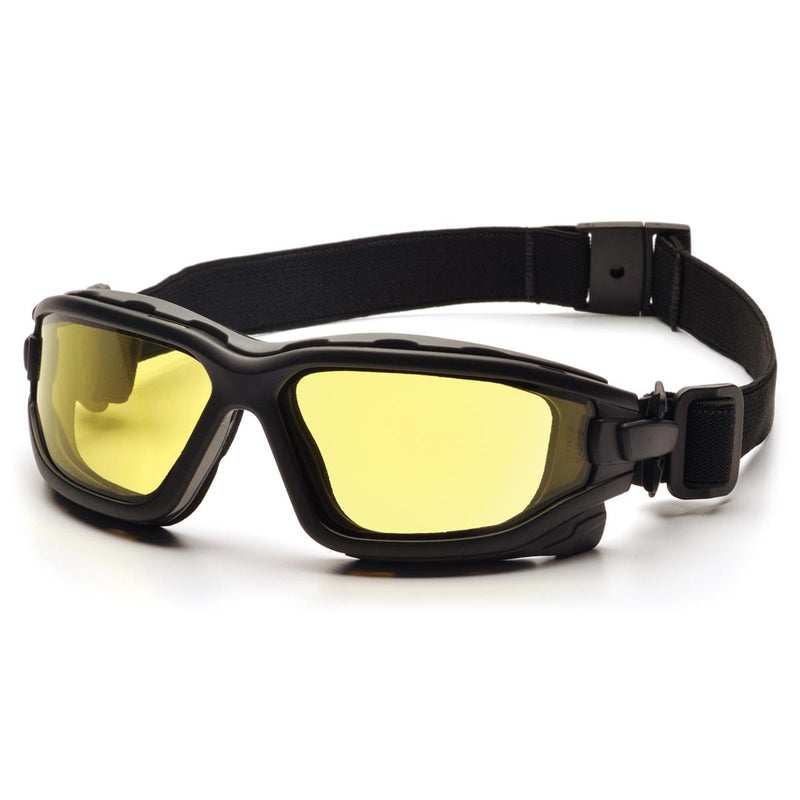 Pyramex I-Force Dual Pane Sealed Safety Glasses, Black Frame/Strap, view 7 of 12