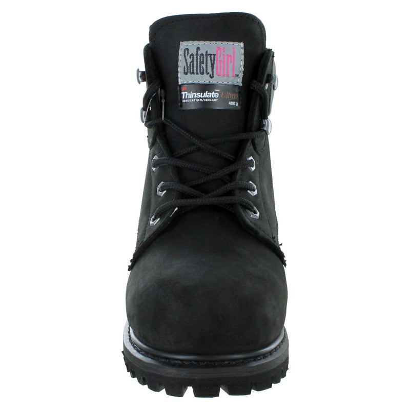 Safety Girl Women's Insulated Work Boots - Black, view 6 of 10