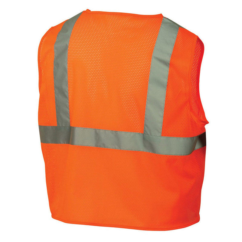 Pyramex RVZ21 Type R Class 2 Hi-Vis Mesh Safety Vest, view 4 of 6
