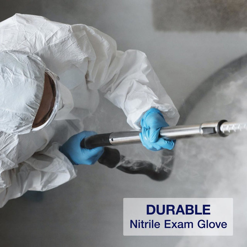 DASH Hi-Risk Protector Nitrile Exam Grade Disposable Gloves, Teal, 5.9 mil, Box of 50, view 3 of 10