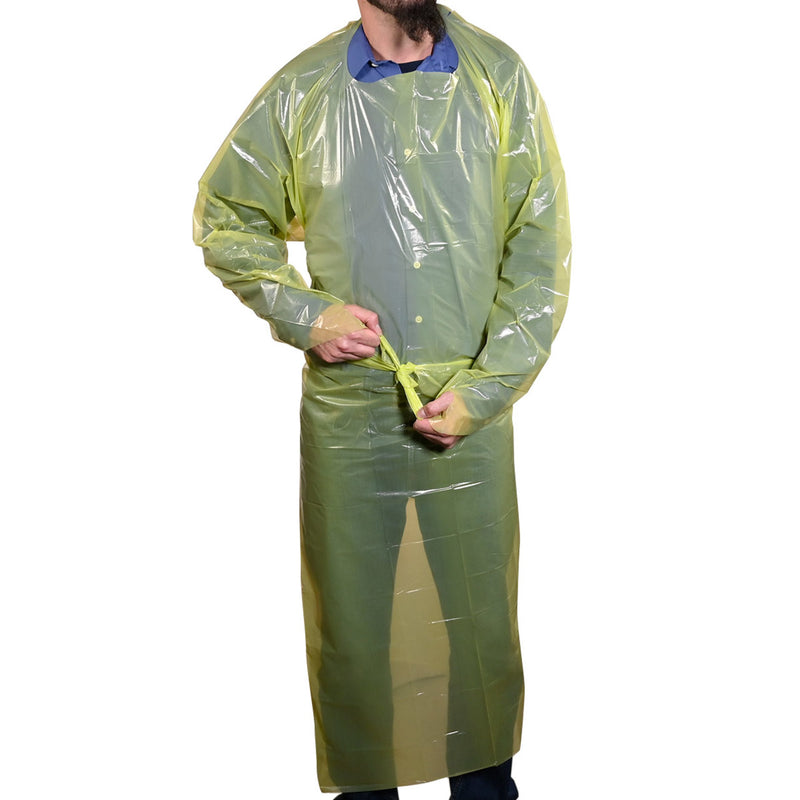 UMBO 47" Polyethylene CPE Gown with Thumb Loops - H232 - Pack of 10, view 12 of 18