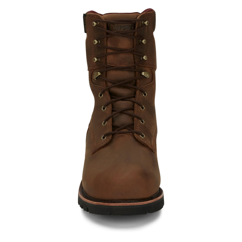 Chippewa Men's Super DNA 8" Logger Waterproof EH Insulated Steel Toe Boots, 59330, Tan, view 4 of 7