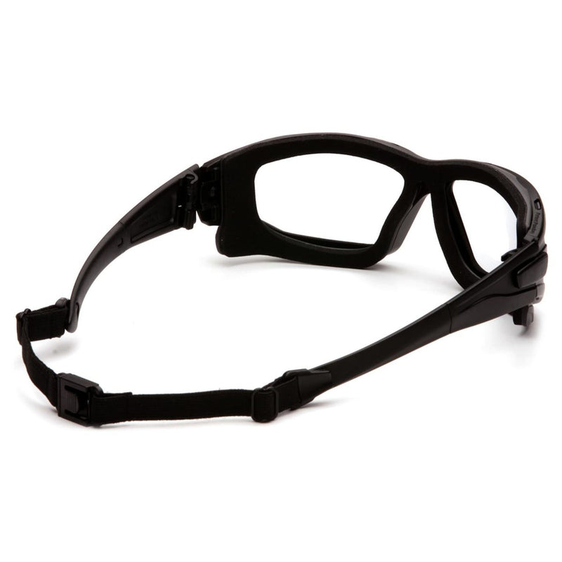 Pyramex I-Force Dual Pane Sealed Safety Glasses, Black Frame/Strap, view 6 of 12
