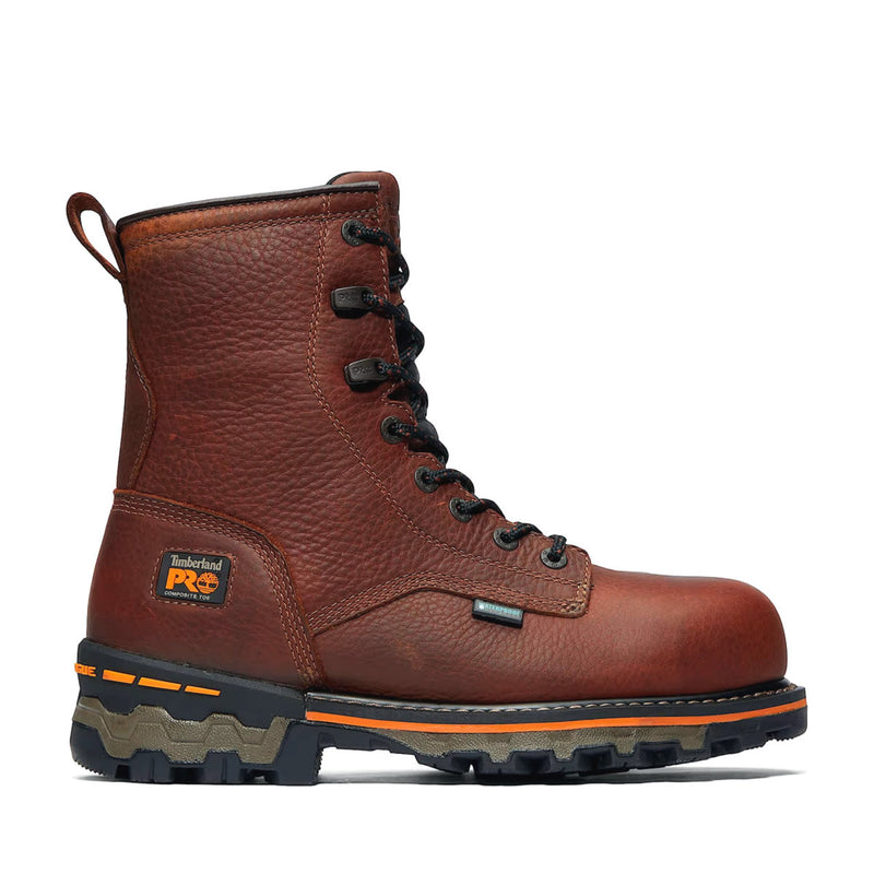 Timberland PRO Men's Boondock 8" Waterproof EH Composite Toe Work Boots, TB11112A2101, view 1 of 6
