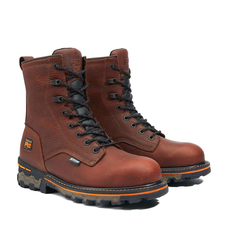 Timberland PRO Men's Boondock 8" Waterproof EH Soft Toe Work Boots, TB11113A2101, view 2 of 6