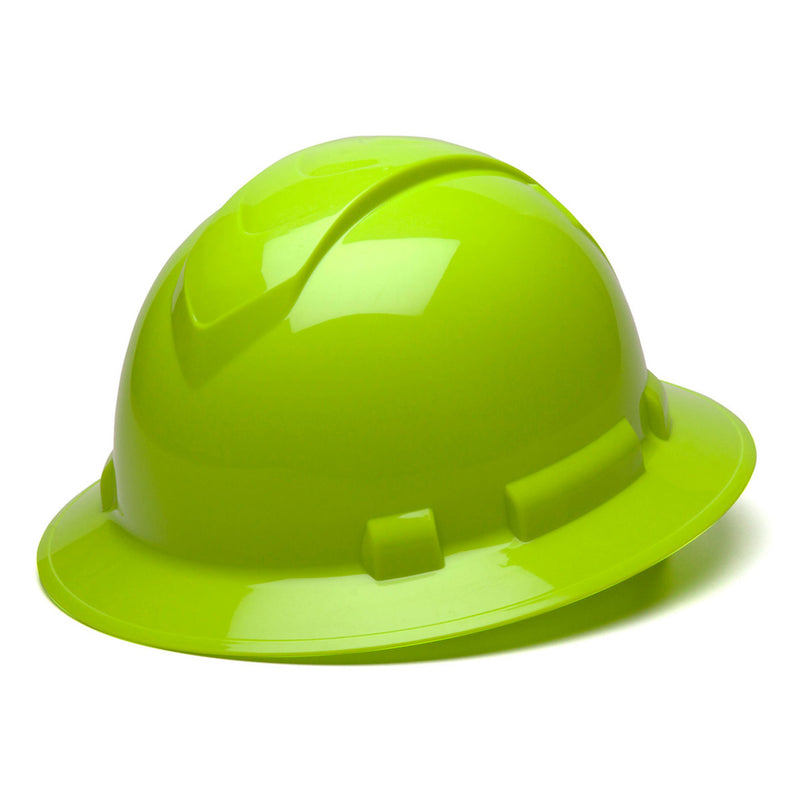 Pyramex Ridgeline Full Brim Hard Hat 4-Point Ratchet Suspension, view 13 of 27