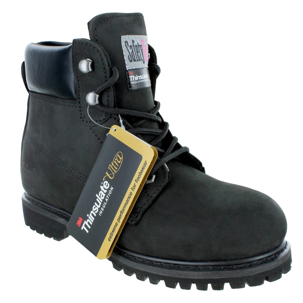 Safety Girl Women's Insulated Work Boots - Black Safety Girl Women's Insulated Work Boots - Black